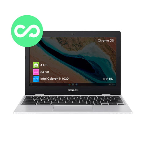 Notebook Chromebook Asus Celeron 4GB 64GB 11.6' HD Chrome OS