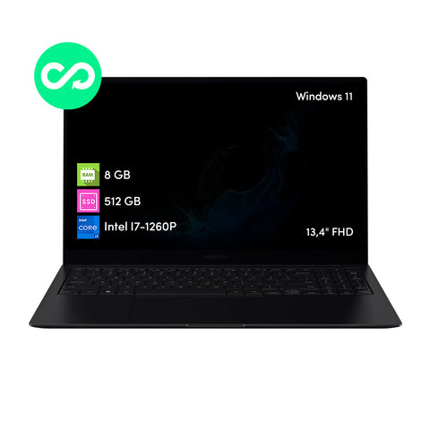 Notebook Samsung Galaxy Book2 Pro i7 8GB 512GB 13.4' Win11