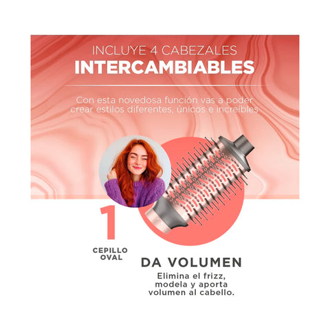 Cepillo Secador Gama Multistyler UniQ Aura 4 en 1