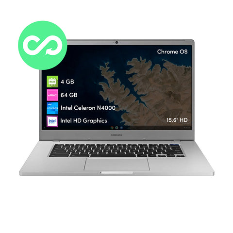 Notebook Chromebook Samsung Celeron 4GB 64GB 15.6' Chrome OS