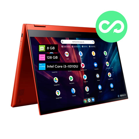 Notebook 2 en 1 Samsung Galaxy Chromebook Intel i3 8GB 128GB 13.3' FHD Táctil 360° Chrome Os
