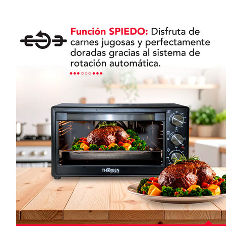 Horno Electrico Thorben Magnum Oven 60L 3 modos 2200W