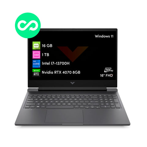 Notebook Gamer HP Victus i7 13va 16GB 1TBSSD RTX4070 8GB 16' FHD 144hz