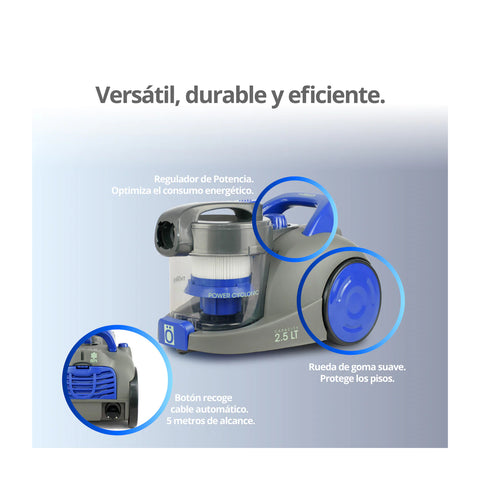 Aspiradora de arrastre Thorben Power Cyclonic