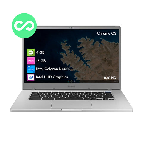 Notebook Chromebook Samsung Celeron 4GB 16GB 11.6 HD Chrome Os