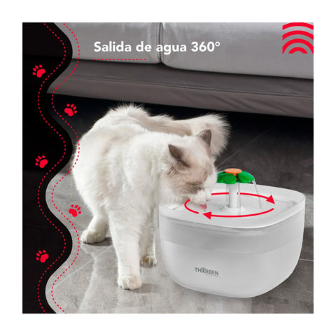 Fuente de Agua Electrica Thorben Pet Water Fountain