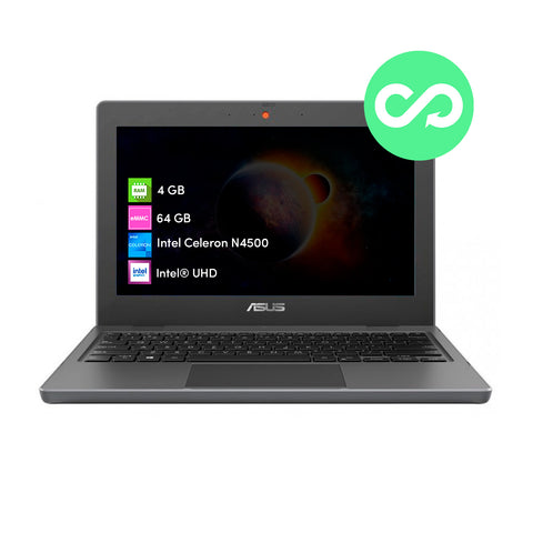 Notebook Asus Celeron 4GB 64GB 11.6' HD Win10 Pro