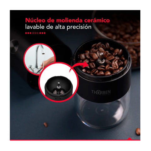 Molinillo de Café Thorben USB Inox Professional Coffee Grinder
