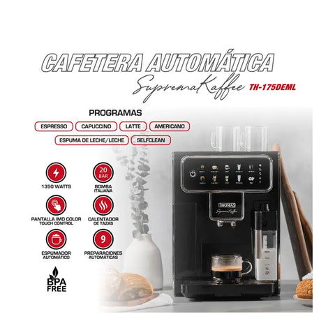 Cafetera Automática Thomas TH-175DEML SupremaKaffee
