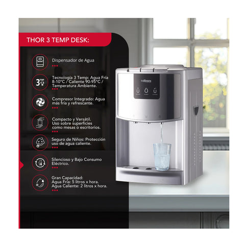 Dispensador de Agua Thorben 3Temp Desk
