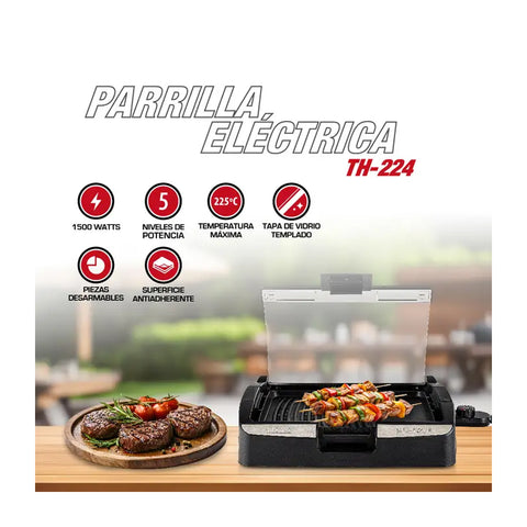 Parrilla Eléctrica Thomas TH-224 1500W