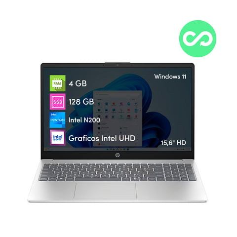 Notebook HP Intel N200 4GB 128GB 15.6' HD Win11