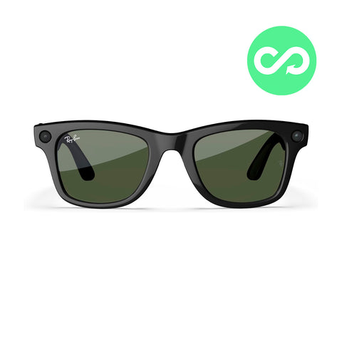 Lentes Inteligentes Meta Ray-ban Wayfarer Shiny Black