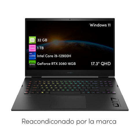 Notebook HP Omen 17 i9 12va 32GB 1TB SSD RTX3080 16GB 17.3 QHD W11