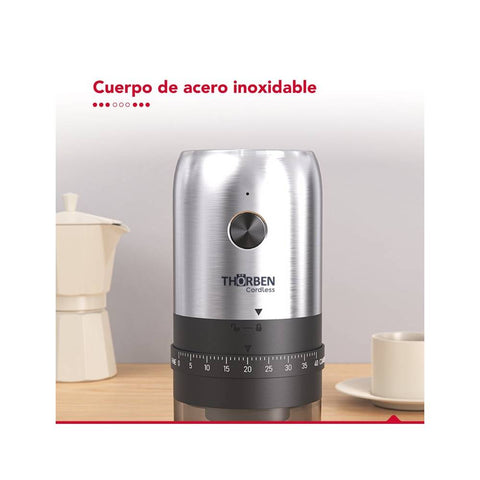 Molinillo de Café Thorben USB Inox Professional Coffee Grinder