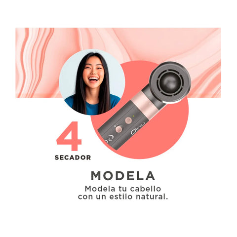 Cepillo Secador Gama Multistyler UniQ Aura 4 en 1
