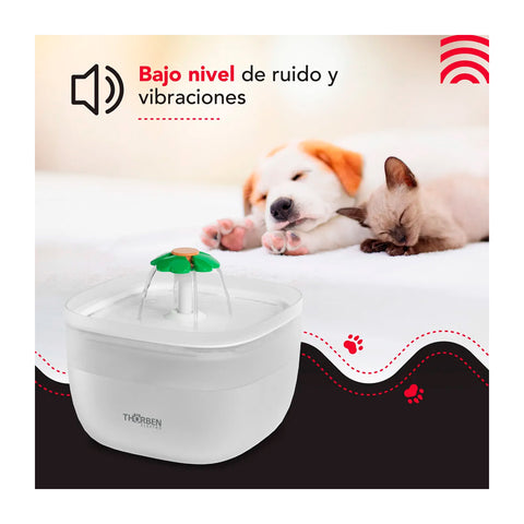 Fuente de Agua Electrica Thorben Pet Water Fountain