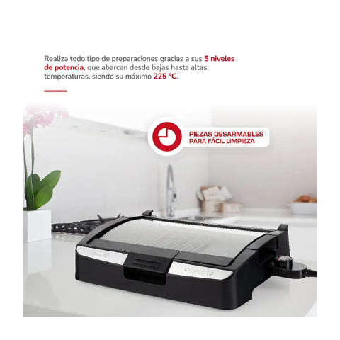 Parrilla Eléctrica Thomas TH-224 1500W