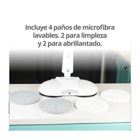 Mopa Pulidora Enceradora Thorben Inalambrica Spin Bot 4x