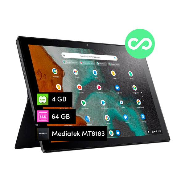 Notebook Chromebook Asus 4GB 64GB 10.5' Chrome OS– Mr Click Chile