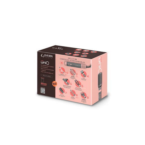 Cepillo Secador Gama Multistyler UniQ Styler Flow 9 en 1 Ultra Ion