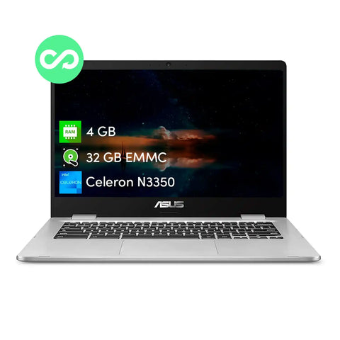 Notebook Asus Chromebook C423 Celeron 4GB 32GB 14" Chrome Os