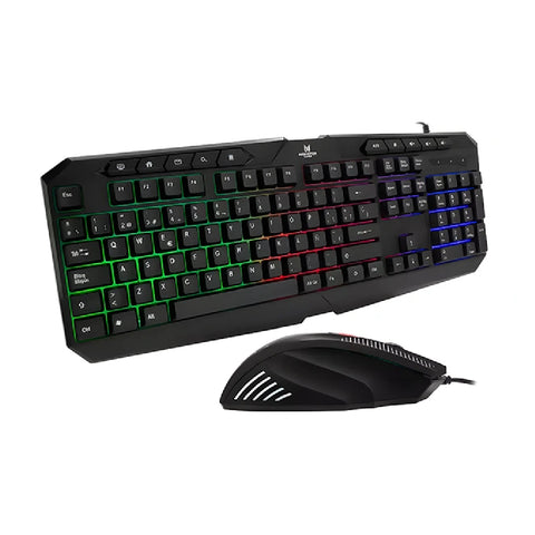 Kit Gamer Monster Games Initiation 2 en 1 Teclado + Mouse RGB