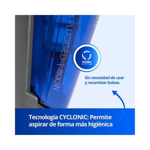Aspiradora Vertical 2 en 1 Thorben Thor 2X Plugged 800W
