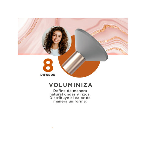 Cepillo Secador Gama Multistyler UniQ Radiant 9 en 1