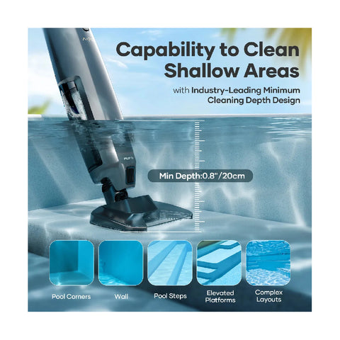 Aspiradora Limpiafondos Inálambrica Aiper Pilot X1