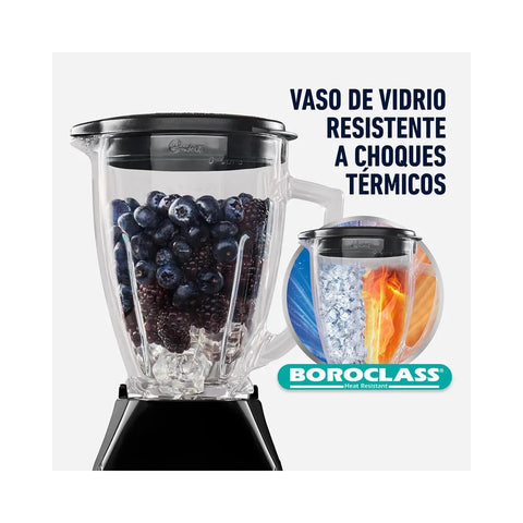 Licuadora Oster BLSTKAGBPB 2 Vel + Pulso Negra 550W