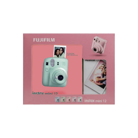 Kit Cámara Instantánea Instax Mini 12 Green + Film 10