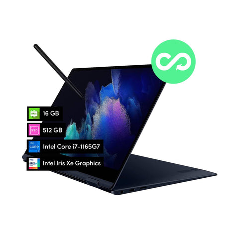 Notebook 2 en 1 Samsung Galaxy Book Pro 360 i7 16GB 512GB SSD 13.3'