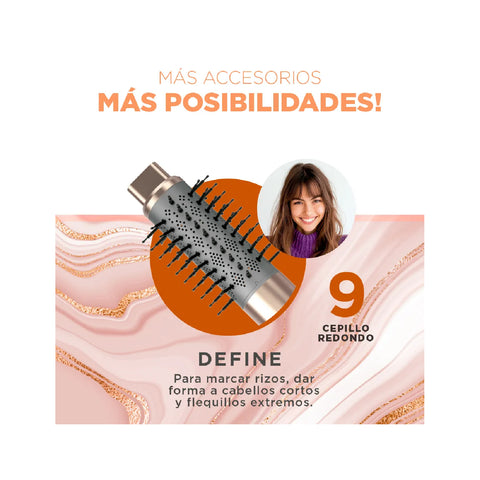 Cepillo Secador Gama Multistyler UniQ Radiant 9 en 1