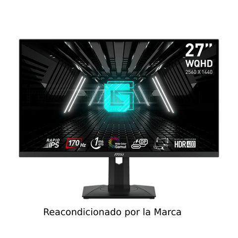 Monitor Gamer MSI G274QPF 27" WQHD 170hz 1ms