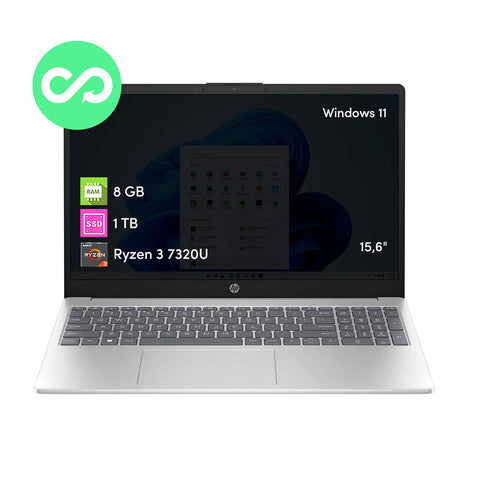 Notebook HP Ryzen 3 8GB 1TB SSD 15.6 FHD Win11