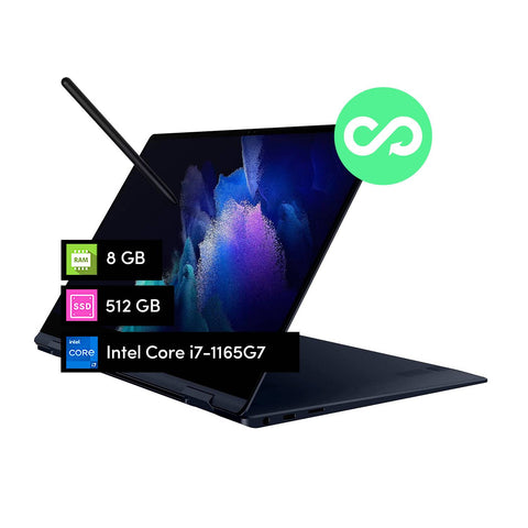 Notebook Samsung Galaxy Book Pro 2 en 1 Intel i7 8GB 512GB 15.6' FHD