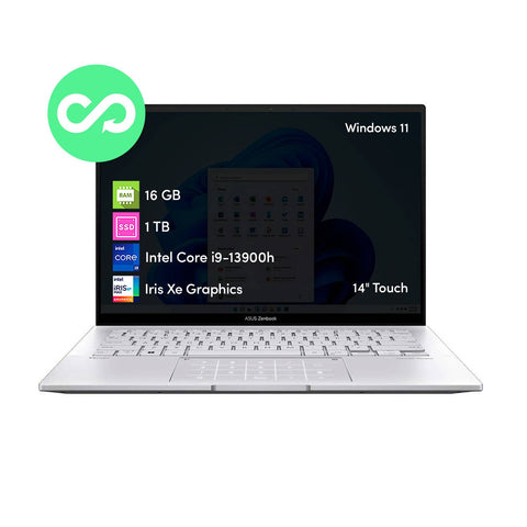 Notebook Asus Zenbook Intel i9 16GB 1TB SSD 14' Táctil W11
