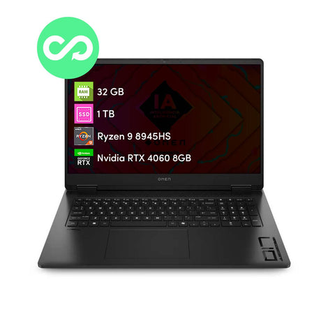 Notebook Gamer HP Omen Ryzen 9 32GB 1TB SSD RTX4060 8GB 17' W11