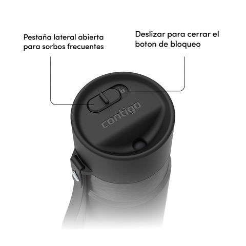 Vaso Mug Botella Termico Contigo Agua Café Autoseal 710ml