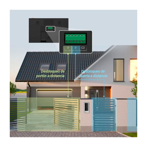 Timbre Videoportero Inteligente Ezviz HP5 Wifi 1080p Pantalla 7'
