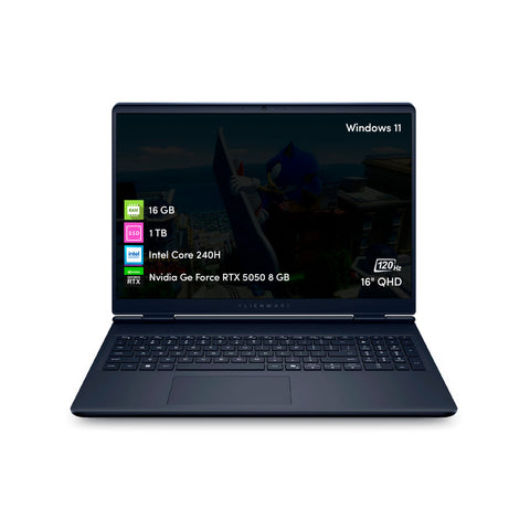 Notebook Gamer Dell Alienware Aurora 16 Intel Core 7 16GB 1TB SSD RTX5050 16" QHD W11