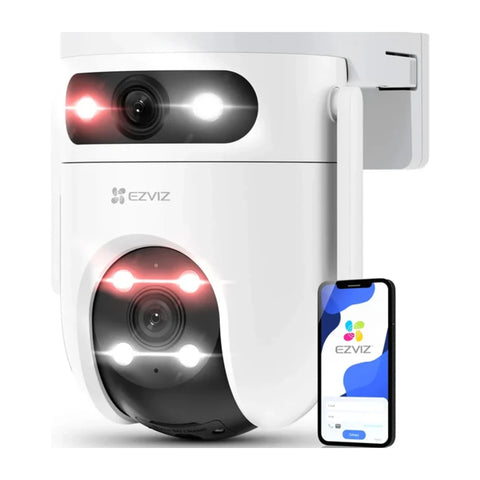 Camara de Seguridad PT Exterior Ezviz H9C Dual 2K+ 2K Wifi Panoramica IA