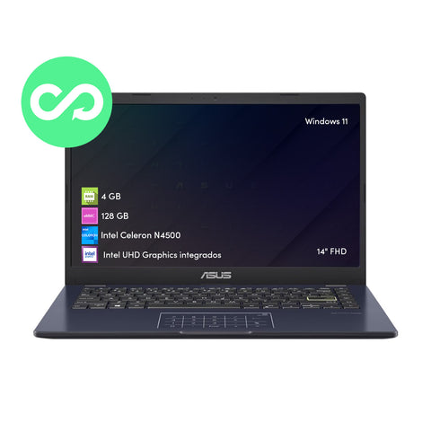 Notebook Asus L410 Celeron 4GB 128GB 14 FHD Win11