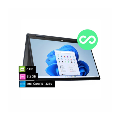 Notebook X360 HP Pavilion Core i5 8GB 512GB SSD 14' FHD Táctil W11