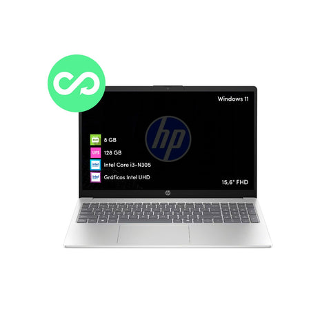 Notebook HP Intel Core i3-N305 8GB 128GB 15.6 FHD Win11
