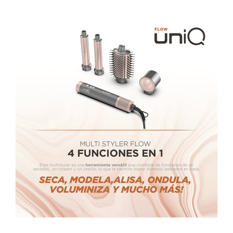 Cepillo Secador Gama Multistyler UniQ Styler Flow 4 acc