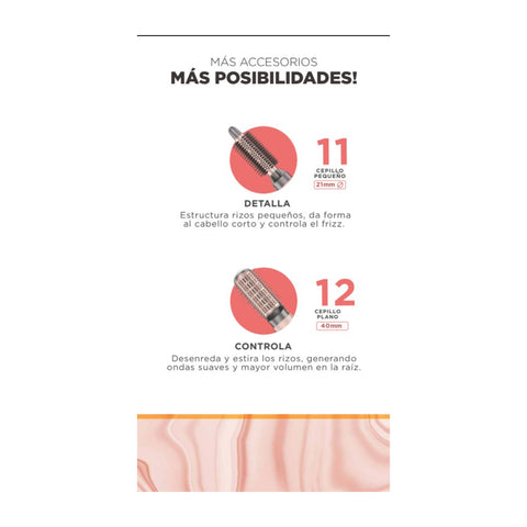Cepillo Secador Gama Multistyler UniQ Styler Flow 12 acc