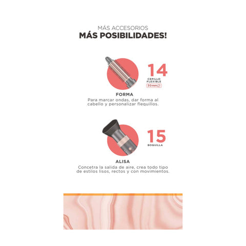 Cepillo Secador Gama Multistyler UniQ Styler Flow 15 acc