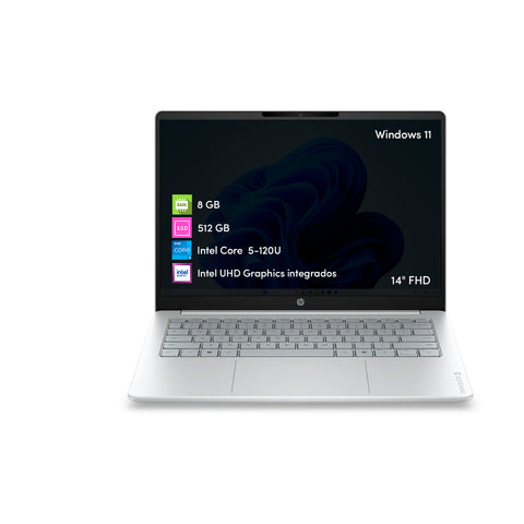 Notebook HP Omnibook Intel Core 5 8GB 512GB SSD 14 2K W11